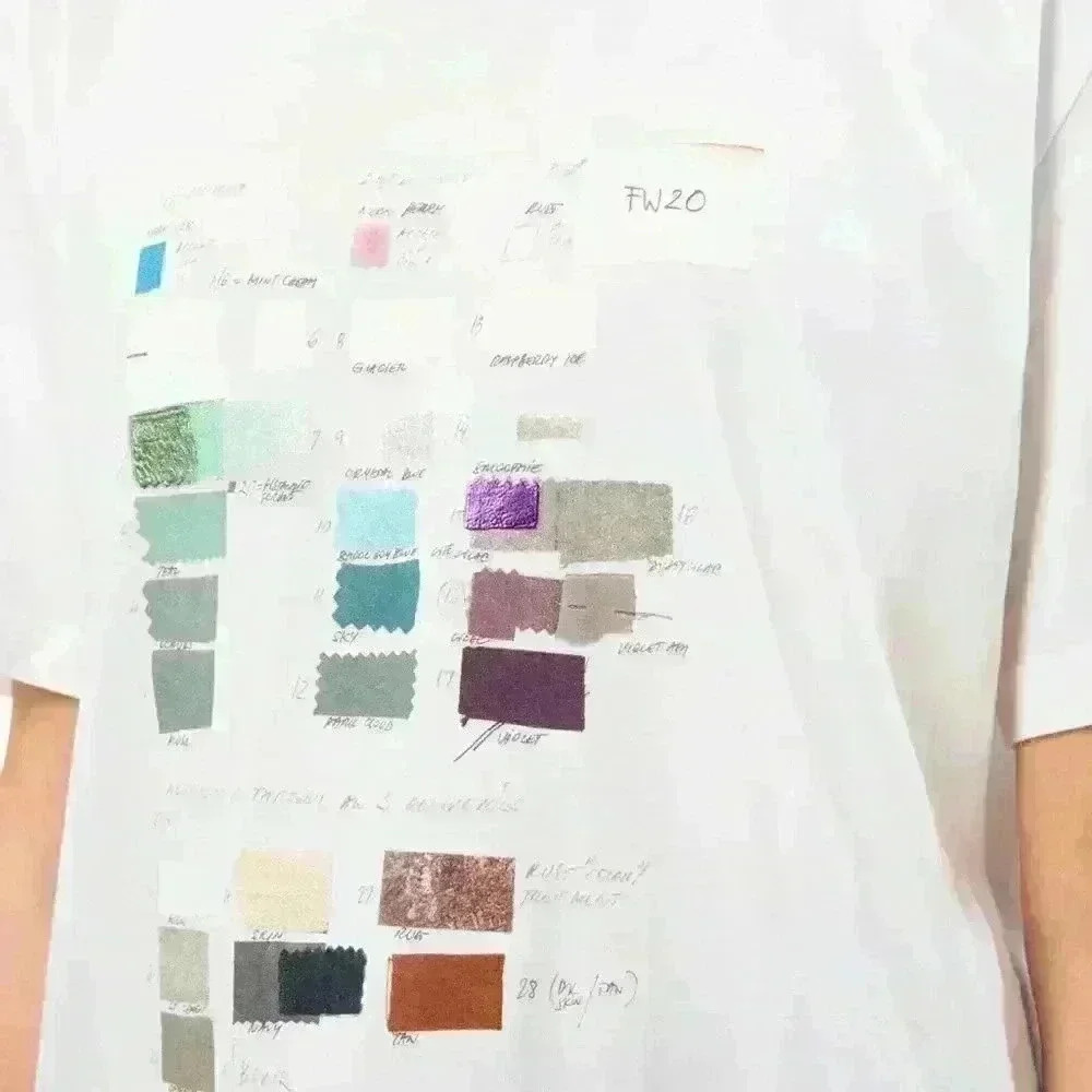 MM6 Maison Margiela Swatch Print Relaxed Fit Jersey T-shirt - Picture 7 of 16